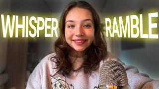 ASMR  Clicky Whisper Ramble 🍁discussing uni life adjusting fall etc [upl. by Datha]