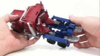 Video Review of the Transformers Prime RID Weaponizer Optimus Prime [upl. by Laucsap]