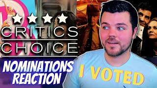 Critics Choice Awards 2024 Nominations REACTION [upl. by Xineohp]