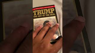 Trump the art of the deal book trump trump2024 books book reading newyork america election [upl. by Zoe832]