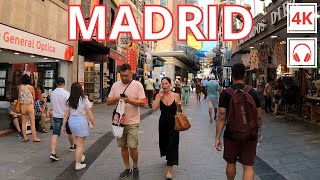 Madrid 2023 ☀ Spain Walking Tour  4K Madrid virtual tour  Holiday in Madrid 2023 [upl. by Elockcin151]