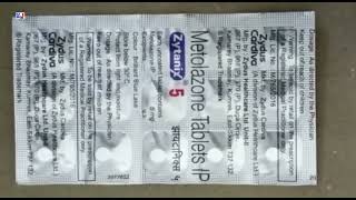 Zytanix 5 Tablet  Metolazone 5mg Tablets Ip uses  Zytanix 5mg Tablet uses side effects benefits [upl. by Reni]