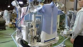 120 Shirts Per Hour Fully Automatic Shirt Ironing Machine [upl. by Akiemahs]