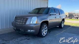 13 CADILLAC ESCALADE ESV PREMIUM SUV 62L V8 RWD BROWN STOCK DR202144 WALKAROUND  CAR CAFE LLC [upl. by Erodasi291]