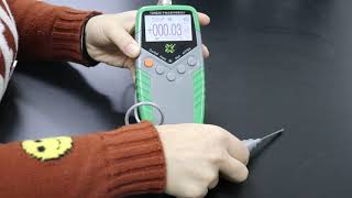 The product Demo of TD8620 Handheld digital teslameter [upl. by Evatsug120]