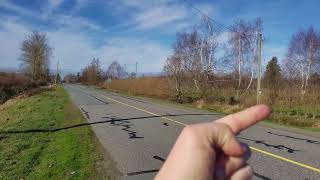 0 Ave unmonitored piece of USA  Canada border in Surrey BC [upl. by Nydnarb]