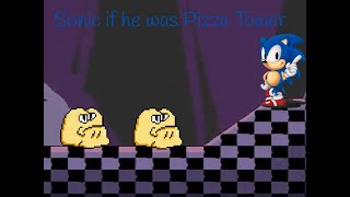 Sonic if he was Pizza Tower [upl. by Woodcock695]