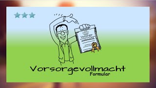 Vorsorgevollmacht Formular das richtige finden [upl. by Borszcz]