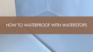 How To Waterproof With Waterstops [upl. by Verlie]