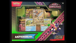 POKEMON TCG Opening Coffret Amphinobi 5 boosters EV65 Fable Nébuleuse [upl. by Aloeda]