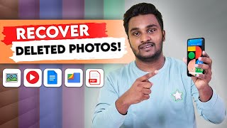 How to Recover Deleted Photos on Android Mobile Simple Trick Tamil [upl. by Aerdnaek204]