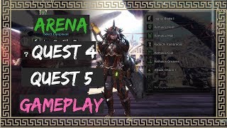 Monster Hunter World  Arena Quest 4 5 [upl. by Lorac]