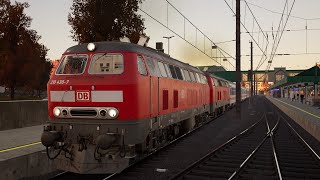 BR 218 IC nach Lindau  TSW 5 [upl. by Marni]