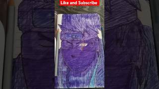 Kakashi pan drawing shorts shortvideo art drawing [upl. by Margarida]