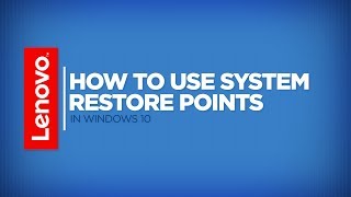 How To  Use System Restore Points in Windows 10 [upl. by France]