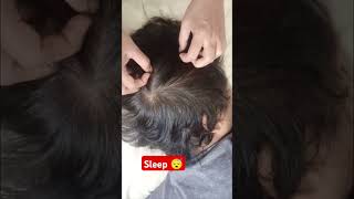 ASMR  Scalp Check sleep 💤😴scalp hair sleep shorts asmr [upl. by Kobi]