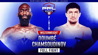 Cédric Doumbé vs Baissangour Chamsoudinov  PFL Europe Paris FULL FIGHT [upl. by Geddes]