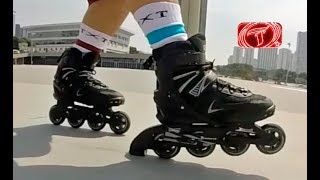 Dica Como frear patins Inline com Caio Radical  TRAXART [upl. by Artamas]