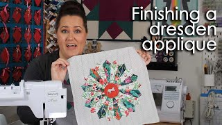 How to Applique a Dresden Plate Quilt Block [upl. by Slavin]