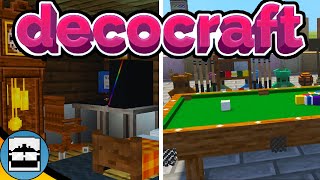 The BEST Decoration Addon for Minecraft Decocraft Bedrock Edition [upl. by Namzed]