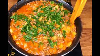 Receta con Carne Molida 🥘 [upl. by Nadine]