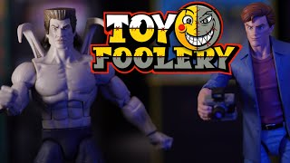 Hasbro Marvel Legends Smythe and Peter Parker Spiderman The Aminated Series Toy review [upl. by Koby]