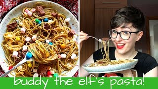 I made Buddy The Elfs sweet spaghetti [upl. by Nuhs]