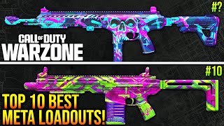 WARZONE New TOP 10 BEST META LOADOUTS Ranked WARZONE Best Weapons [upl. by Durrace]