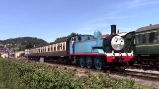 West Somerset Railway Day Out With Thomas at Minehead on 3716 [upl. by Hu]