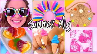 8 DIY Cool Summer Craft Ideas  DIY Projects For Summer  Handcraft [upl. by Eelam762]