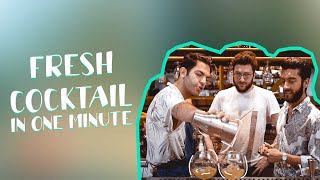 How to make a fresh cocktail in a minute w Efe Uygaç [upl. by Nylhsoj]