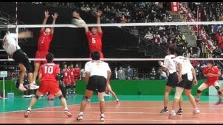 春の高校バレー 大塚 大阪 vs 東亜学園 東京 男子3回戦 2013 [upl. by Llecrep]