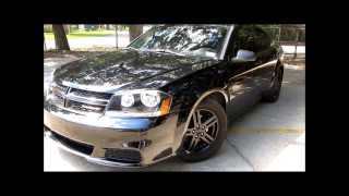 2013 Dodge Avenger HampR springs and straight pipe exhaust [upl. by Asilenna]