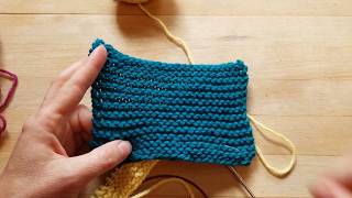 Tutoriel Tricot Débutant  Leçon 3  La Maille endroit [upl. by Lenoj542]