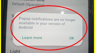 WhatsApp Fix Popup notifications are no longer available in your version of Android Problem Solve [upl. by Creedon]