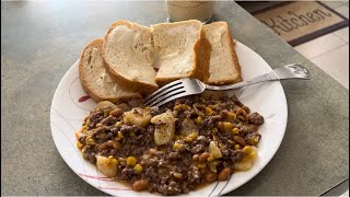 We had Slop for Supper with Homemade Bread and Peanut Butter Mousse Tuesday Evening Meal 50 [upl. by Rockwood]