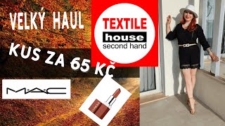 Velký HAUL  sekáč TEXTIL HOUSE kus za 65 kč  Mac  Clinique [upl. by Osugi]