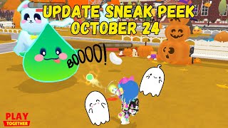 🎃👻Its HALLOWEEN in Kaia IslandUpdate Sneak Peek October 24 Play Together Game [upl. by Anaele146]