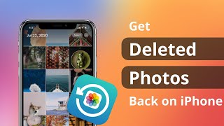 How to Get Deleted Photos Back on iPhone without Computer or Backup 2022 [upl. by Sheryl]