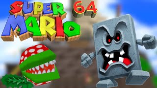 Super Mario 64  Full Walkthrough Part 3 Whomp’s Fortress [upl. by Airreis]