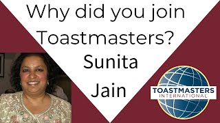 Why did you join Toastmasters Sunita Jain [upl. by Neiviv]