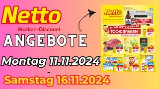 NETTO Prospekt  Angebote ab 11 NOVEMBER 2024  ORIGINAL KATALOG [upl. by Noira762]