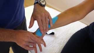 How to apply Kinesiology taping  Tendinitis of Wrist and forearm [upl. by Olds]