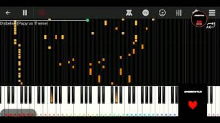 disbelief papyrus theme  piano [upl. by Eusebio]