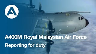 A400M Reporting for duty with the Royal Malaysian Air Force [upl. by Jemina]