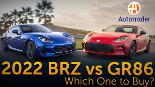 2022 Toyota GR86 vs 2022 Subaru BRZ  Which One to Buy [upl. by Adelice]