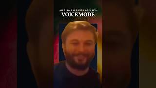 Man sings with ChatGPTs Advanced Voice mode shorts [upl. by Nhguavad]