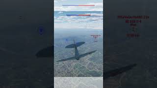 Skill issue infected engineless La5FN against Bf109 in RB gaming warthunder [upl. by Narih]