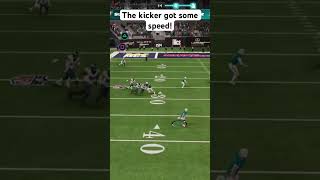 That Kicker Has Some Speed😅😂 fyp nfl madden [upl. by Scarito]