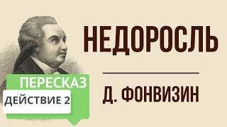 Недоросль 2 действие Краткое содержание [upl. by Barabbas]